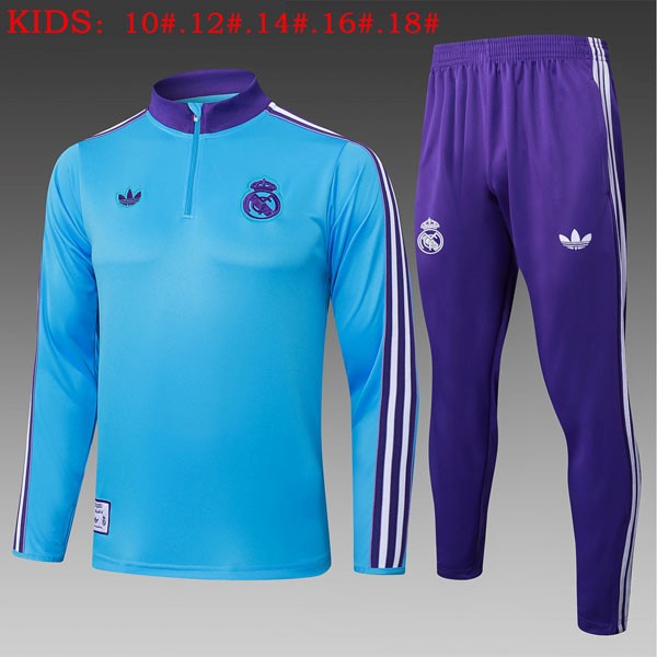 Ninos Sudadera De Training Real Madrid 2025/26 Azul 10